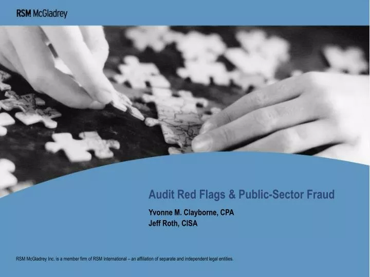 audit red flags public sector fraud