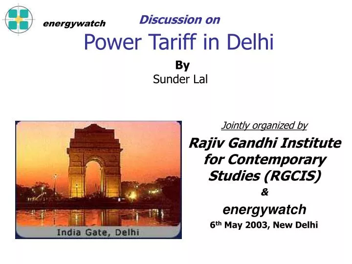 discussion on power tariff in delhi