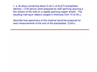 3. Give a very general outline of the treatment of measured saxs data prior to interpretation.