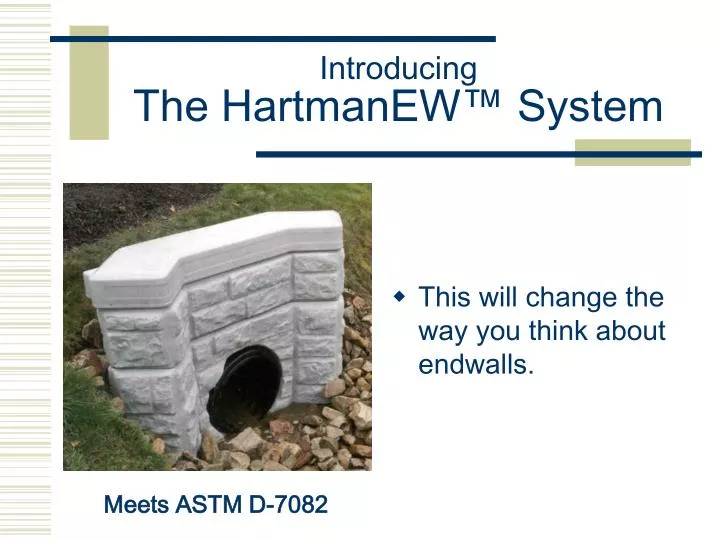 introducing the hartmanew system