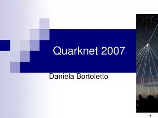 Quarknet 2007