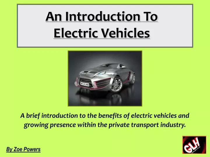 an introduction to electric vehicles