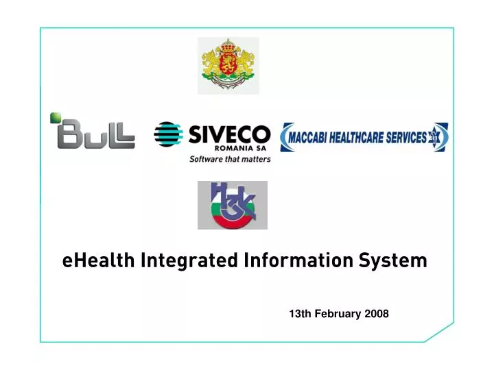 ehealth integrated information system