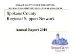 Spokane County Regional Support Network - slide 1