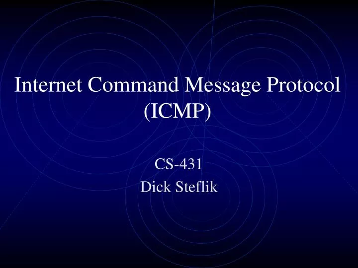 internet command message protocol icmp