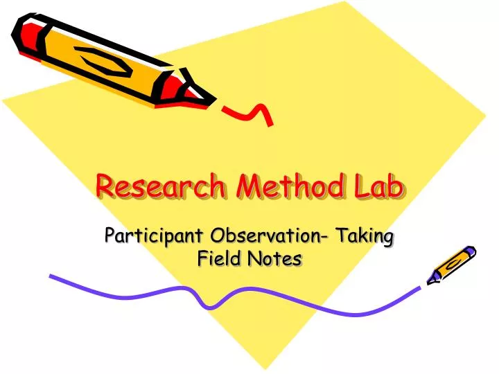 research method lab