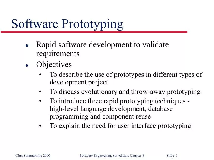 software prototyping