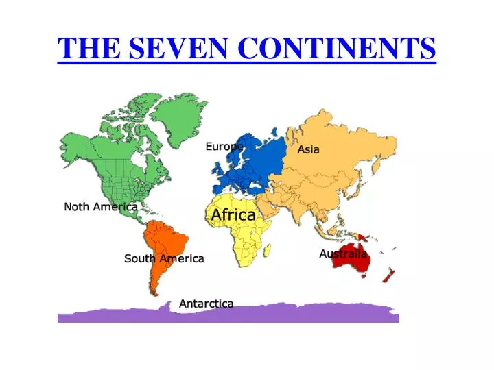 the seven continents
