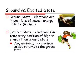 Ground vs. Excited State