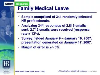 Family Medical Leave