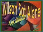 Wilson Sat Alone - slide 1