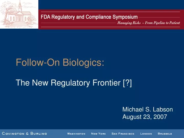 follow on biologics