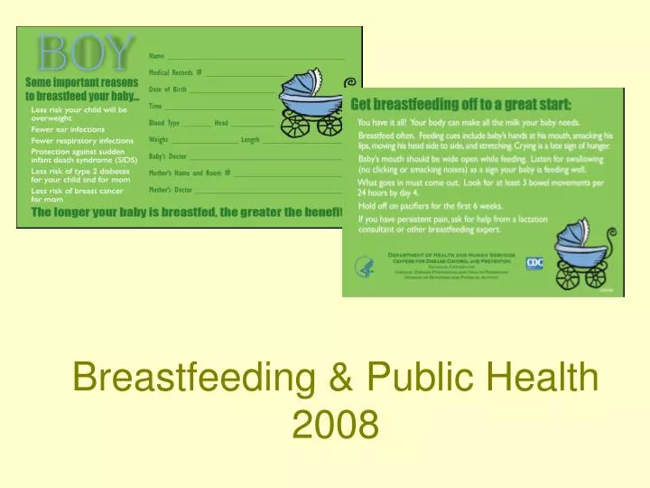 breastfeeding public health 2008