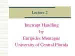 Lecture 2 - slide 1