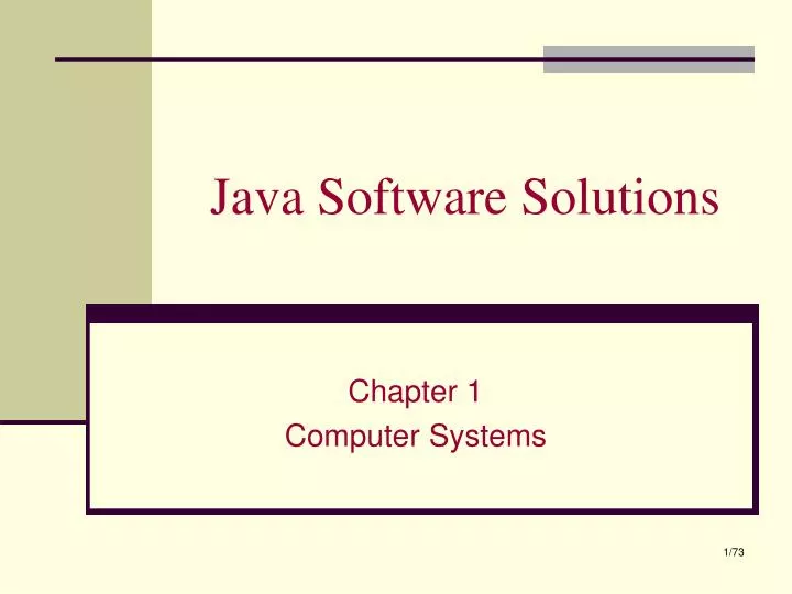 java software solutions