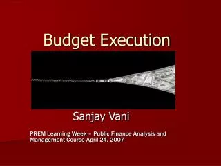 Budget Execution