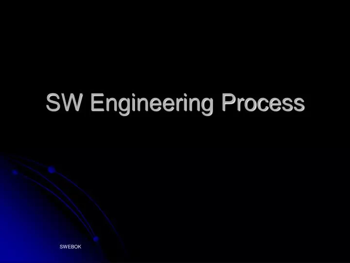 sw engineering process