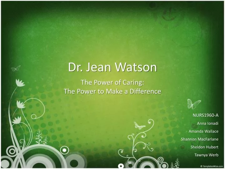 dr jean watson