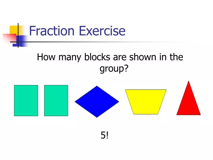 fraction exercise