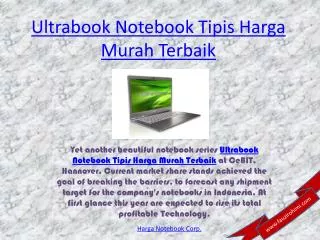 Ultrabook Notebook Tipis Harga Murah Terbaik