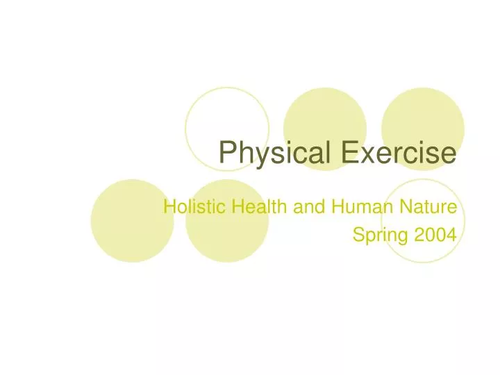 physical exercise