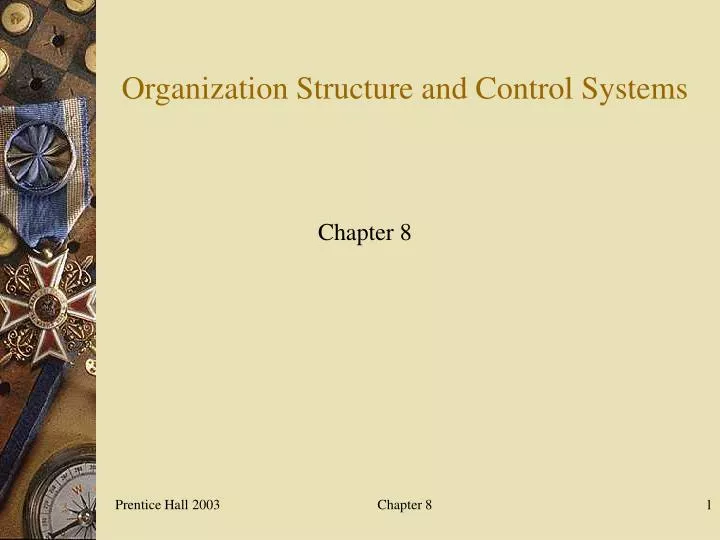 organization structure and control systems