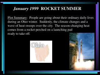 January 1999 ROCKET SUMMER