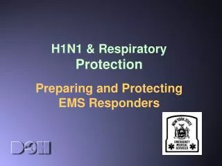 h1n1 respiratory protection