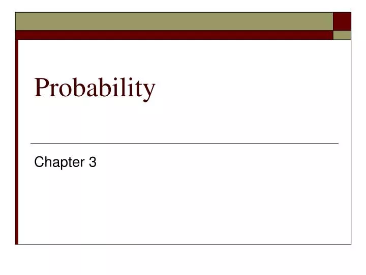 probability