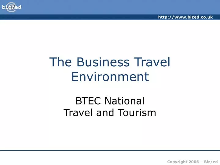 business travel environment
