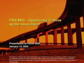 ITES/BPO – Opportunity to move up the value chain?