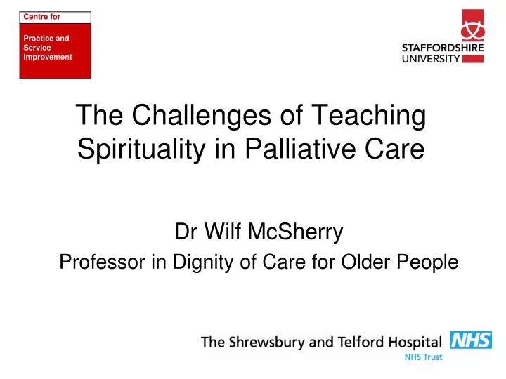 the challenges of teaching spirituality in palliative care