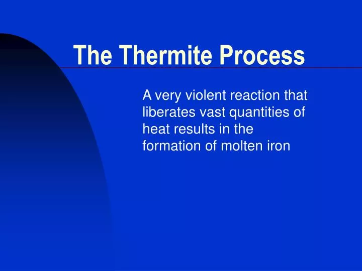 the thermite process