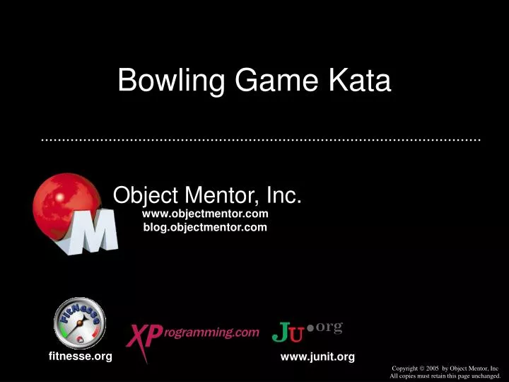 bowling game kata