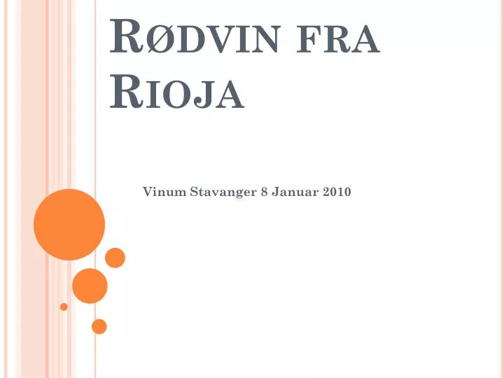 r dvin fra rioja