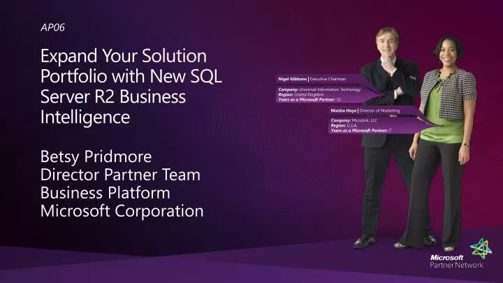 expand your solution portfolio with new sql server r2 business intelligence