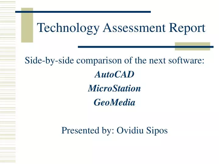 technology assessment report