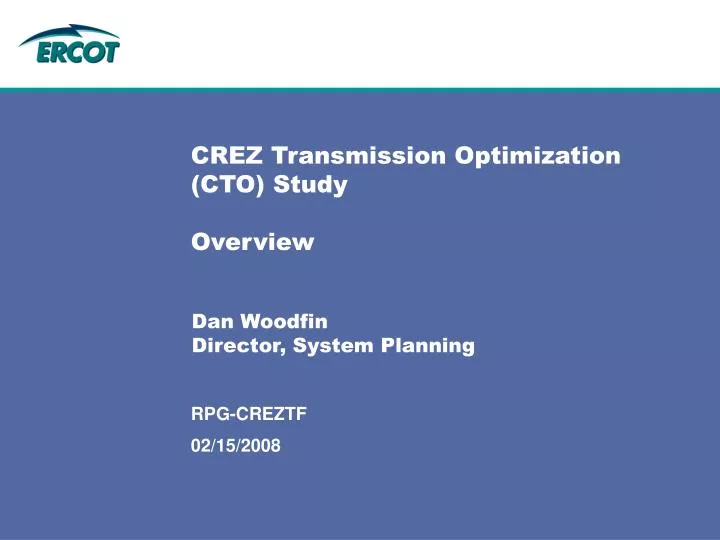 crez transmission optimization cto study overview