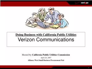 Doing Business with California Public Utilities Verizon Communications