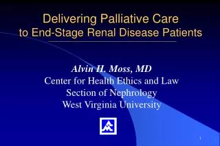 Delivering Palliative Care to End-Stage Renal Disease Patients