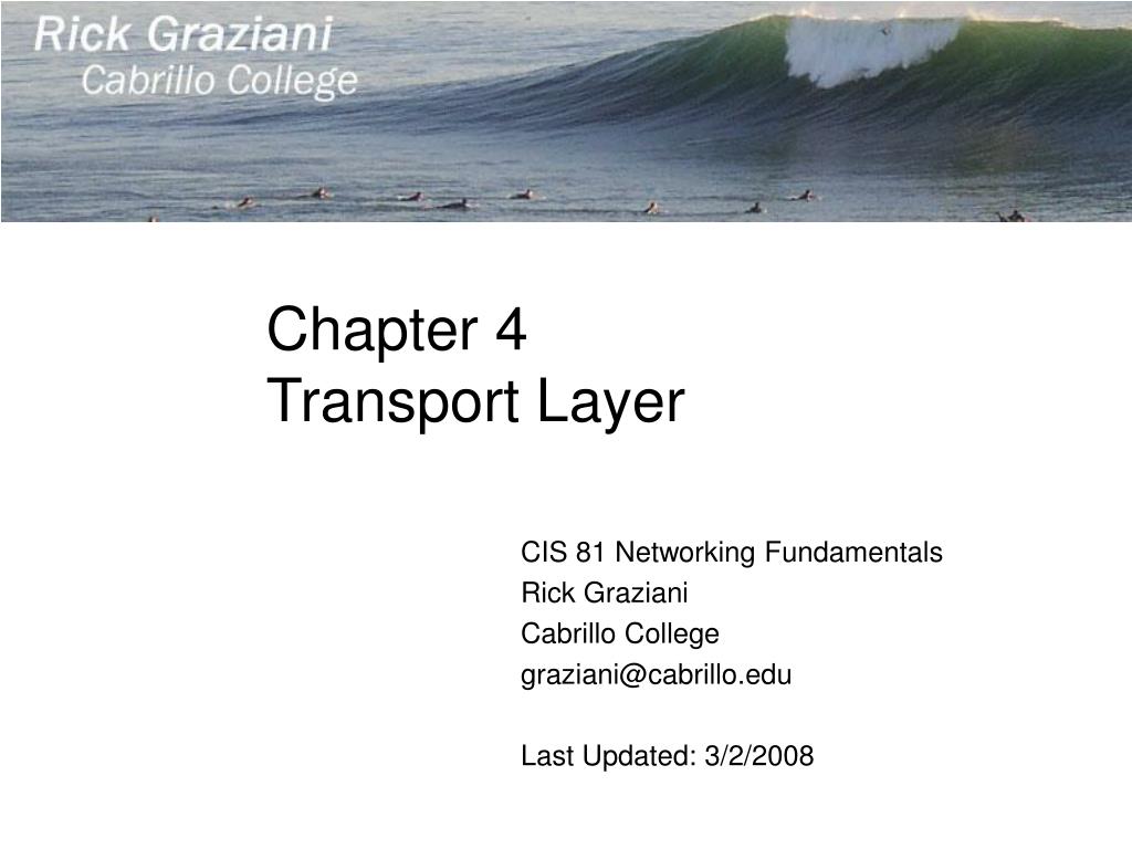 PPT - Chapter 4 Transport Layer PowerPoint Presentation, free download ...