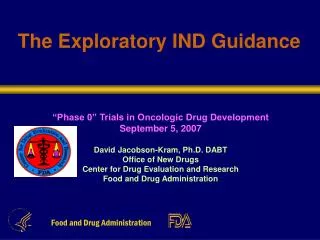 The Exploratory IND Guidance