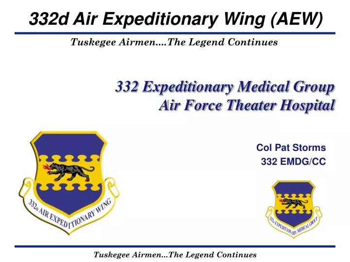 332 expeditionary medical group air force theater hospital