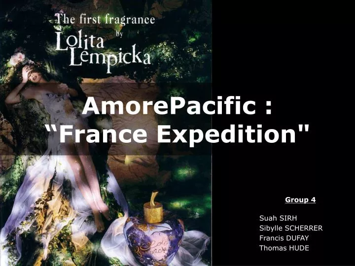 amorepacific france expedition