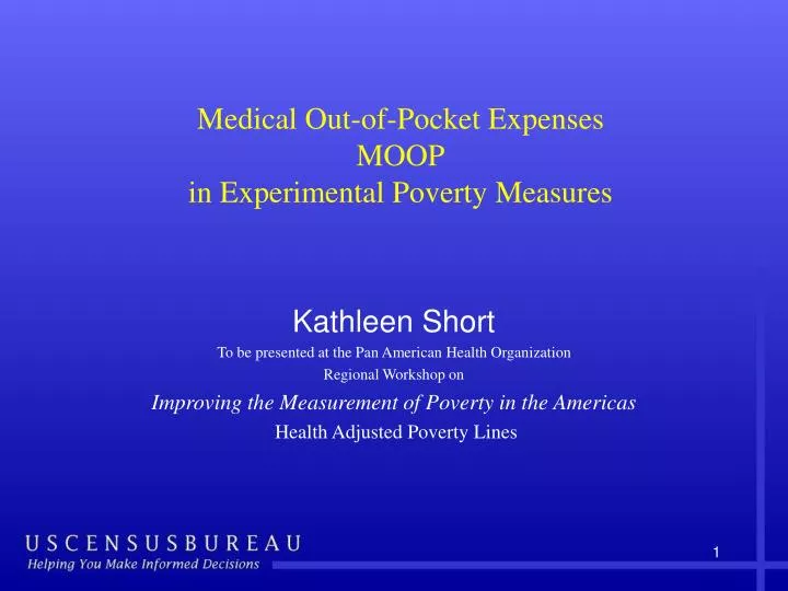 medical out of pocket expenses moop in experimental poverty measures