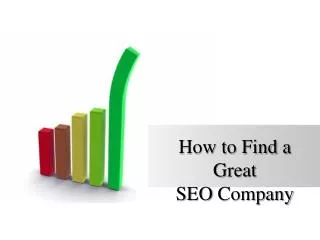 How to Find a Great SEO Company