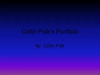 Collin Polk’s Portfolio
