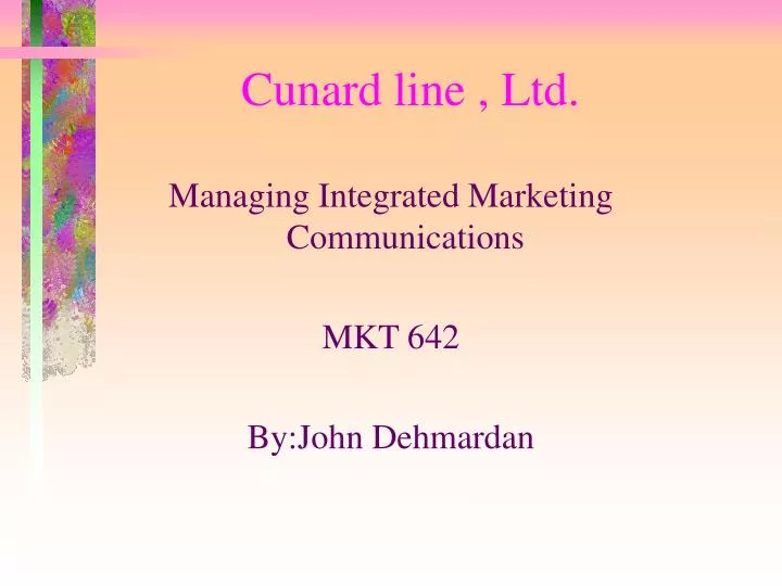 cunard line ltd