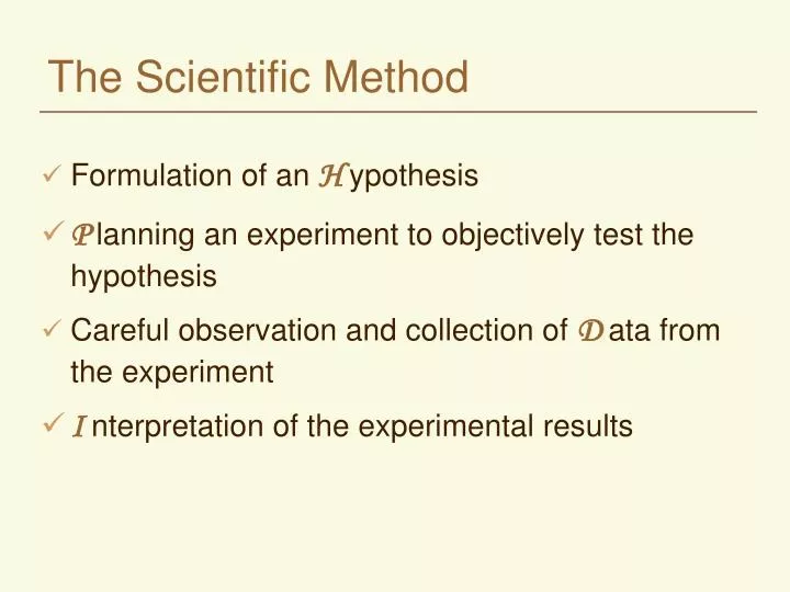 PPT - The Scientific Method PowerPoint Presentation, free download - ID ...