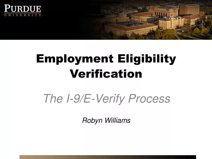 employment eligibility verification